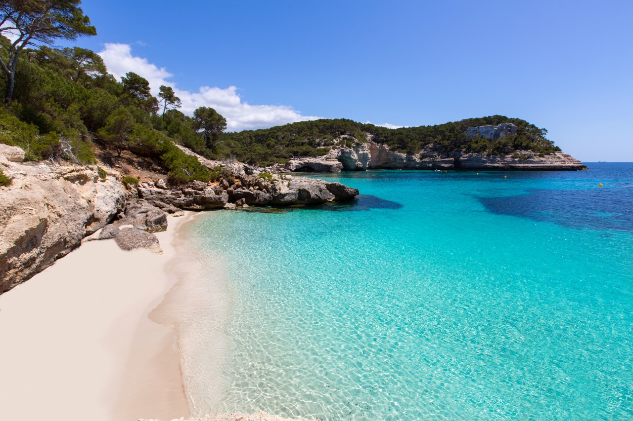 Cala Mitjaneta in Menorca 