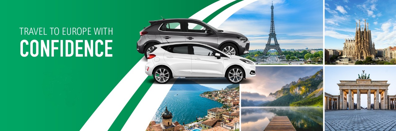 Travel to Europe with confidence banner